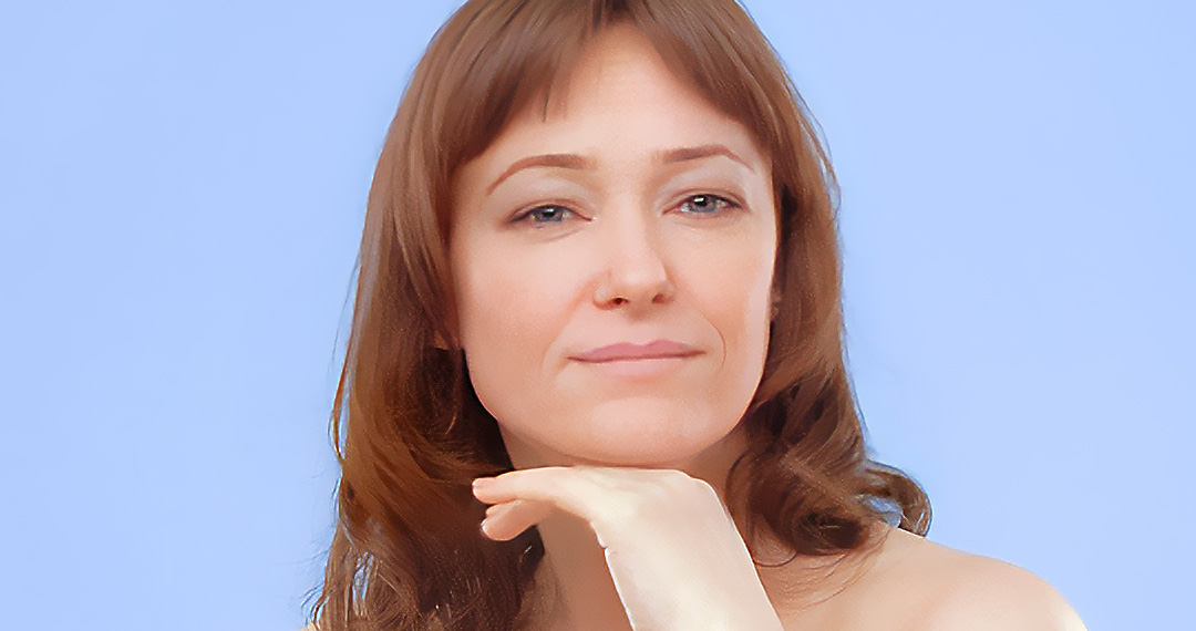 Confident Middle Aged Woman with younger looking eyes